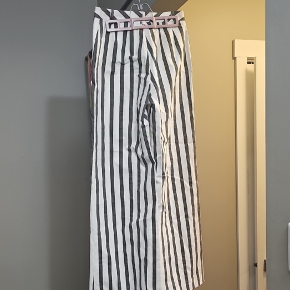 Striped Wide Leg Pants - Picture 3 of 4